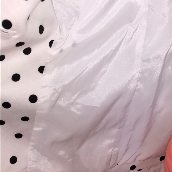 Express Ladies Polka dot Blazer 4 GUC - Picture 7 of 8